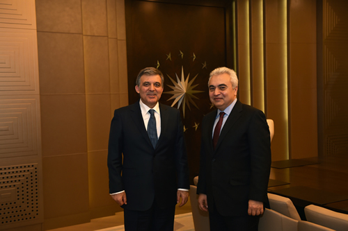 11. Cumhurbaşkanı Abdullah Gül, IEA Başkanlığına Aday Olan Fatih Birol’a Başarılar Diledi